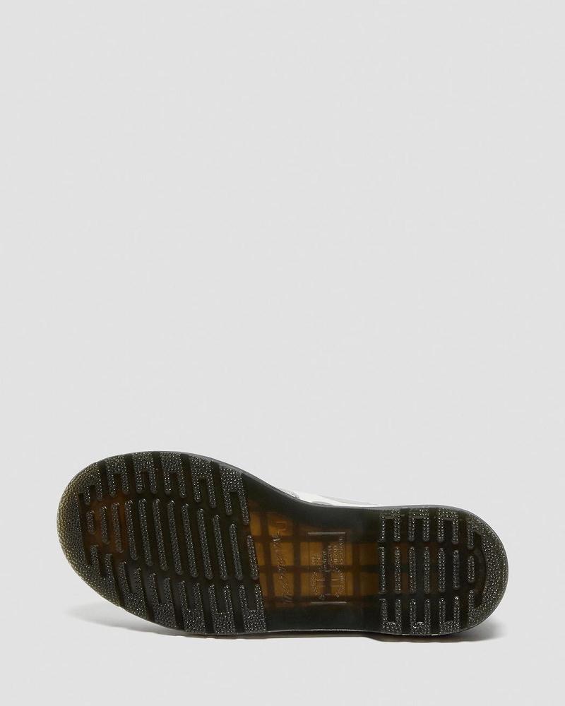 Dr Martens 1461 Polka Dot Smooth Læder Oxford Sko Dame Hvide | DK 366AHK